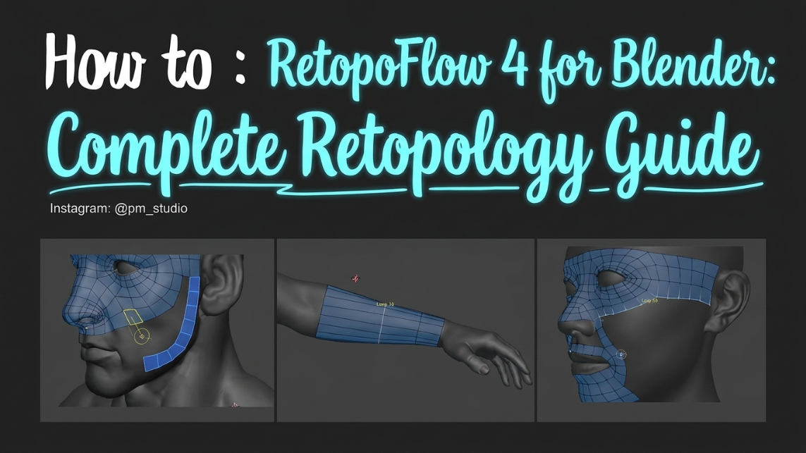 RetopoFlow 4 for Blender: Complete Retopology Guide + Download Info