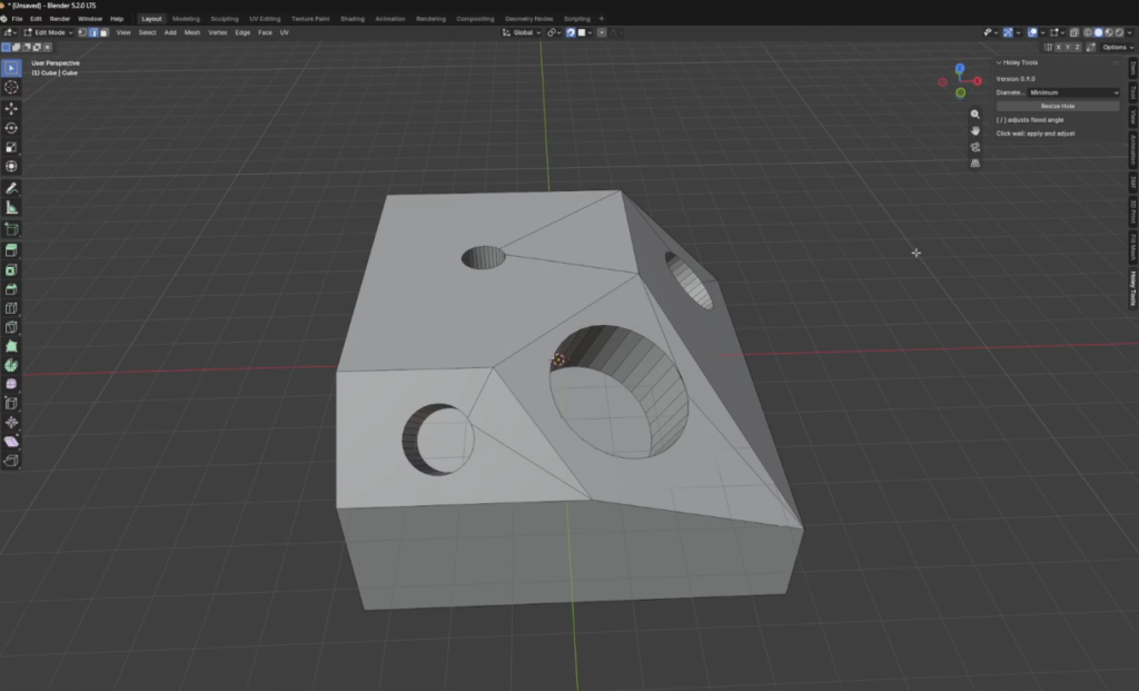 Holey Tools — Precise Hole Resizing