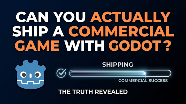 Can You Actually Ship a Commercial Game With Godot?