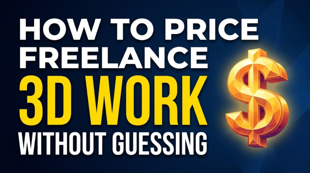How to Price Freelance 3D Work Without Guessing
