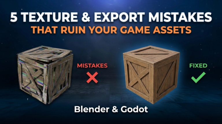 5 Texture and Export Mistakes That Ruin Your Game Assets