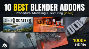 10 Best Blender Addons for Procedural Modeling & Texturing (2026)