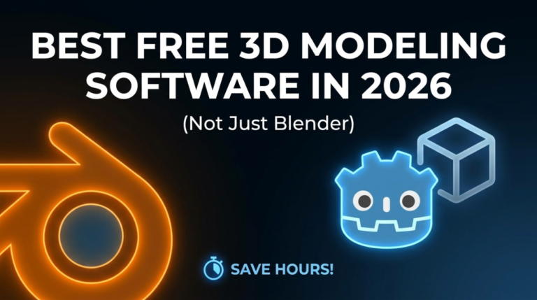 The Best Free 3D Modeling Software in 2026 (Not Just Blender)