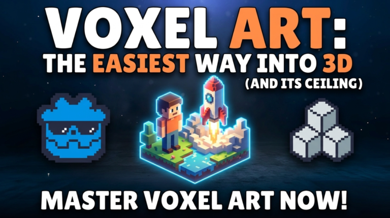 Voxel Art: The Easiest Way Into 3D (And Its Ceiling)