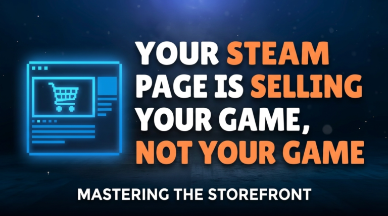 Your Steam Page Is Selling Your Game, Not Your Game