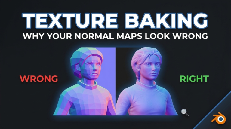 Texture Baking: Why Your Normal Maps Look Wrong