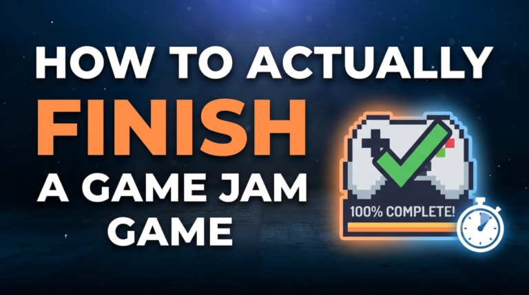 How to Actually Finish a Game Jam Game