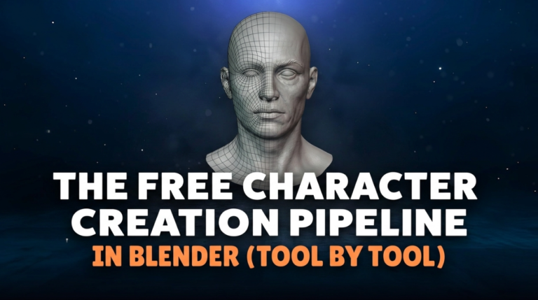 The Free Character Creation Pipeline in Blender (Tool by Tool)