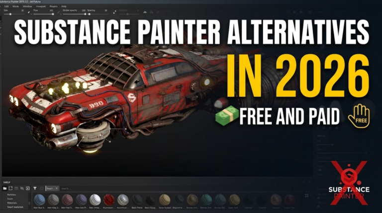 Substance Painter Alternatives in 2026: Free and Paid
