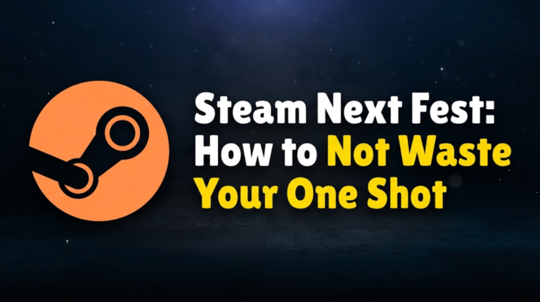 Steam Next Fest: How to Not Waste Your One Shot