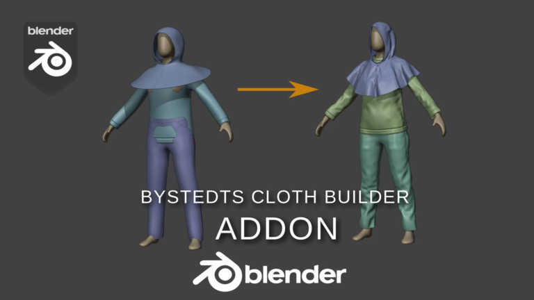 Blender addon - Bystedts cloth builder