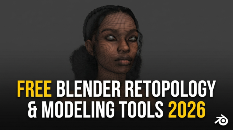 Free Blender Retopology & Modeling Tools You Should Be Using in 2026