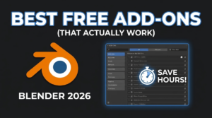 The Best Free Blender Add-ons in 2026 (That Actually Save You Hours)