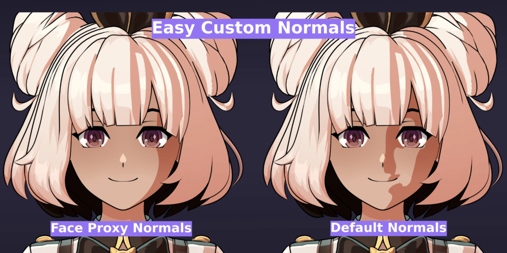 Easy Custom Normals — Clean Toon & Anime Shading