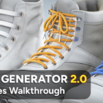 Laces Generator — Procedural Shoelaces (Geometry Nodes)