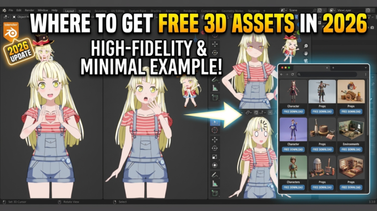 Where to Get Free 3D Assets in 2026 (And How to Read the Licence)