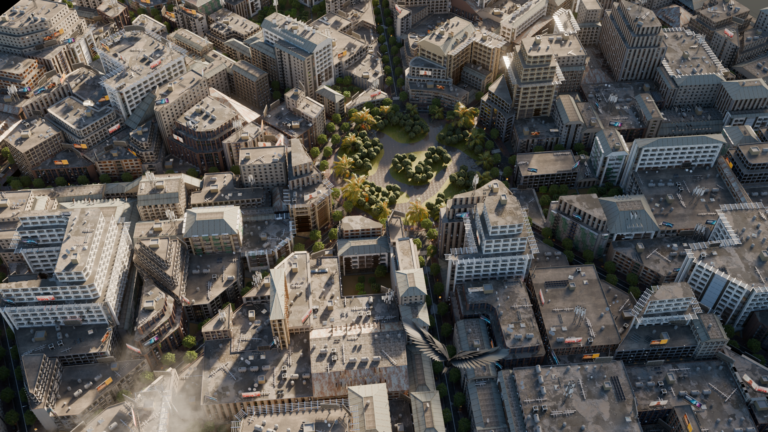 iCity is the ultimate city generator add-on for Blender