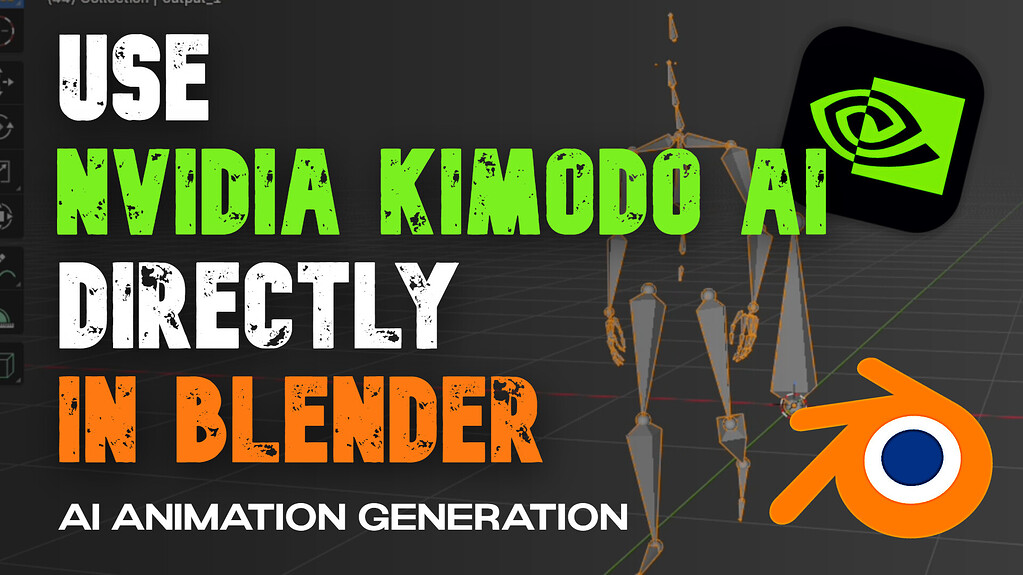 Kimodo Blender Bridge — Free Text-to-Motion Animation Inside Blender