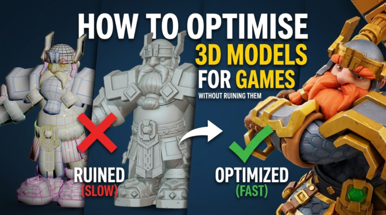 How to Optimise 3D Models for Games Without Ruining Them