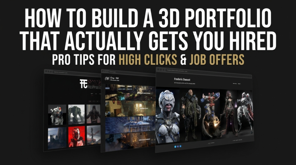 How to Build a 3D Portfolio That Actually Gets You Hired