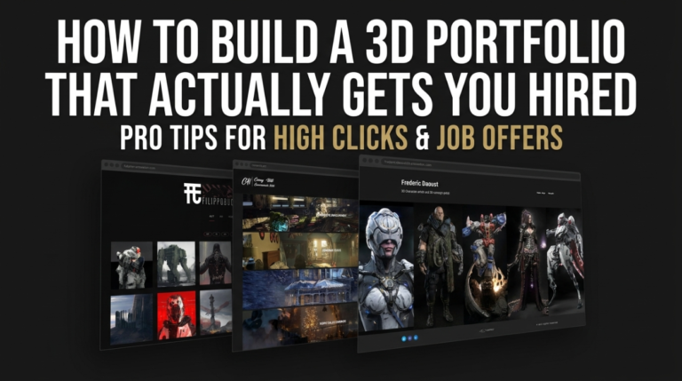 How to Build a 3D Portfolio That Actually Gets You Hired