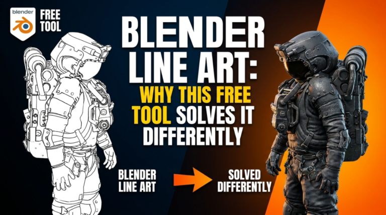 Blender Line Art: Why This Free Tool Solves It Differently