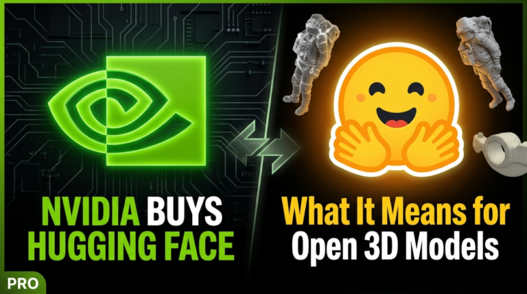 NVIDIA Is Buying Hugging Face. What It Means for Open 3D Models