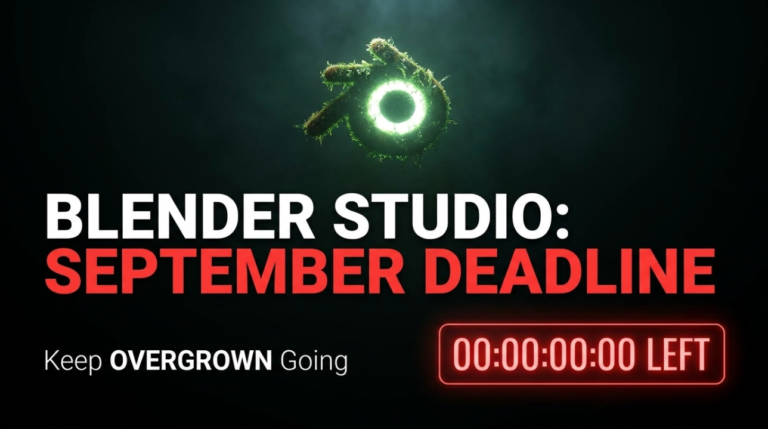 Blender Studio Has Until the End of September to Keep OVERGROWN Going