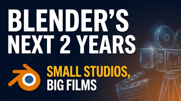 Blender's Next Two Years Are Aimed at Small Studios Making Feature Films