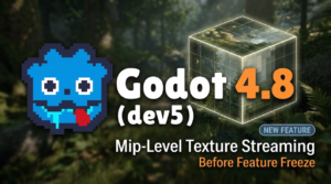 Godot 4.8 dev 5 Adds Mip-Level Texture Streaming Before Feature Freeze
