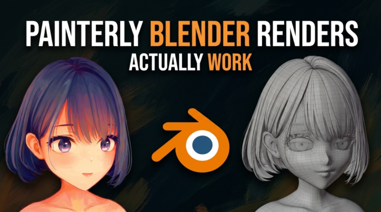 How Painterly Blender Renders Actually Work