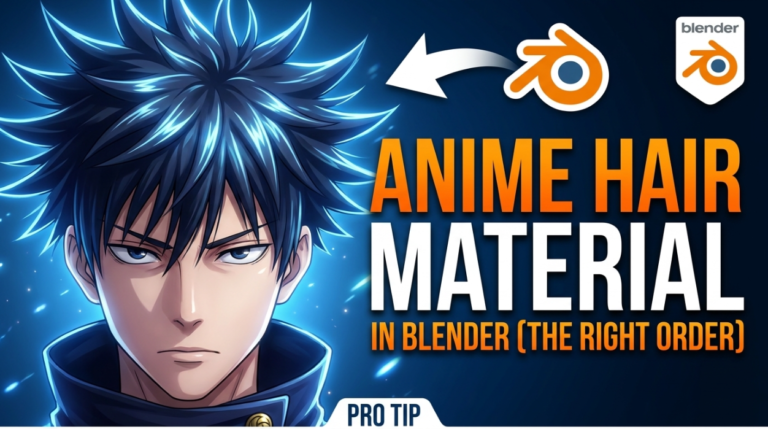 How to Make Anime Hair Material in Blender (The Right Order)